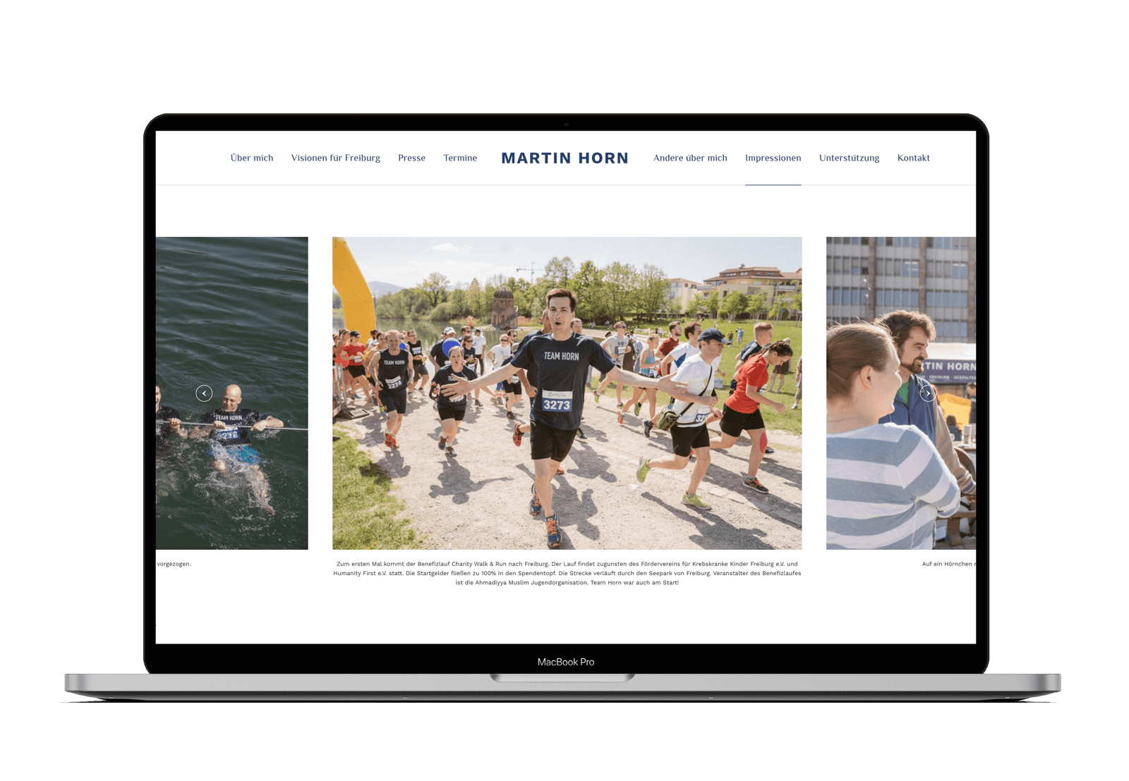 Martin Horn, OB-Wahl Freiburg 2018, Website Mockup